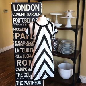 Young Fabulous and Broke Chevron Dress XS